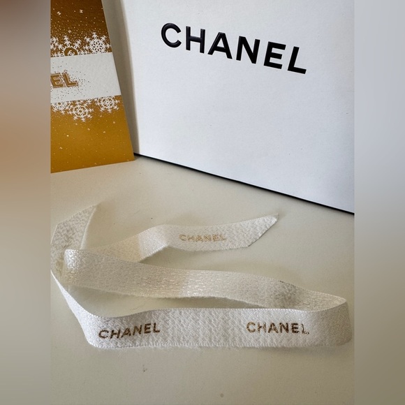 Chanel gift wrapping bag, flower, card, ribbon - Picture 4 of 6